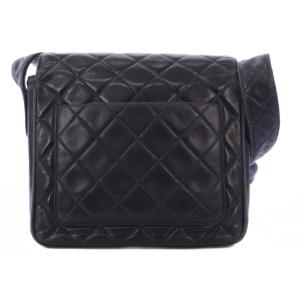 CHANEL ヴィンテージ マトラッセ ショルダーバッグ ココマーク ネイビー 2番台