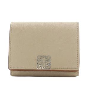アナグラム トライフォールド コンパクトウォレット ベージュ
