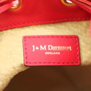 J&M DAVIDSON カーニバル ショルダーバッグ フリンジ 巾着 赤 レッド /G
