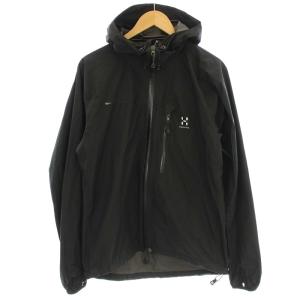 GORE-TEX ナイロン マウンテンパーカー ゴアテックス ジャケット フード S 黒 ブラック /G