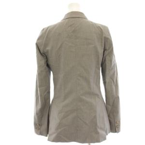 agnes b. スーツ テーラードジャケット シングル 3B フレアスカート ひざ丈 36 グレー /HN