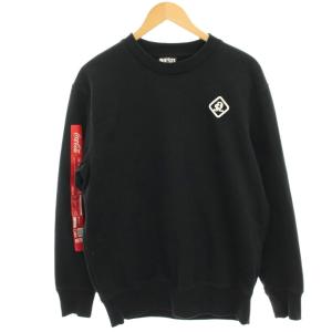 コカコーラ スウェット トレーナー 長袖 ロゴプリント S 黒 ブラック 62226170 /HN