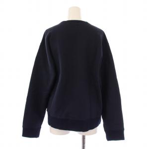 VERMEIL par iena PARIS ロゴスエット トレーナー 長袖 クルーネック プリント F 紺 ネイビー 23070938100010