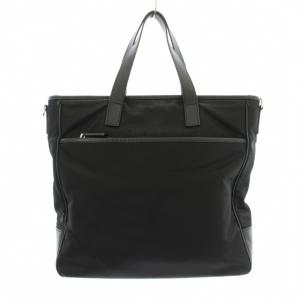 PRADA トートバッグ サフィアーノ ナイロン ブラック