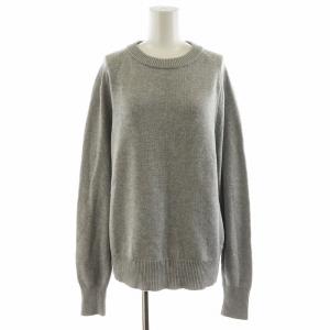 22SS knit クルー ニット セーター 長袖 グレー 22080500701010 /AN42