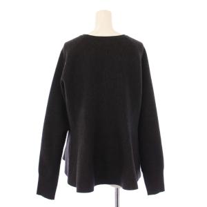 IENA 24AW スーパーファインスムースフレアプルオーバー カットソー 長袖 クルーネック ストレッチ 無地