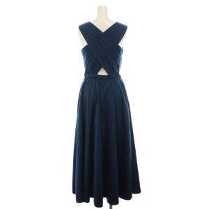 Ameri VINTAGE ノースリーブ ワンピース ロング M 青 0191540350 /YM