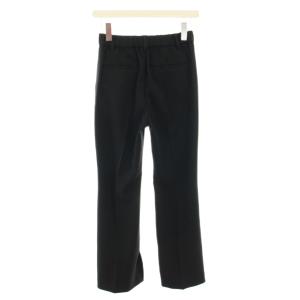 Framework 24SS ダブルクロススリットパンツ イージーパンツ ジップフライ タグ付き 34 黒 ブラック 24030220708420