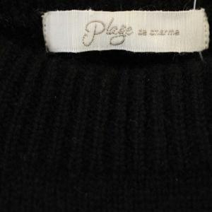 Plage 22AW ファインウール ワイドクルー プルオーバー ニット 22080922507040 セーター 長袖