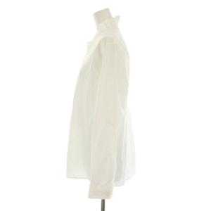 SLOBE IENA 24AW Vネックスタンドフリルブラウス シャツ 長袖 タグ付き F 白 ホワイト 24051912303030