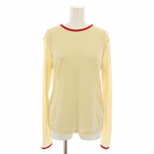 24AW シアーリンガーTee Tシャツ ロンT カットソー 長袖 タグ付き F 黄 イエロー 赤 レッド