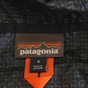 Patagonia スティールフォージウィンドブレーカージャケット マウンテンパーカー 総柄 ナイロン S 黒 ブラック 27545SP20
