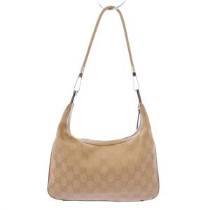 GUCCI GGキャンバス ワンショルダーバッグ ベージュ 002122