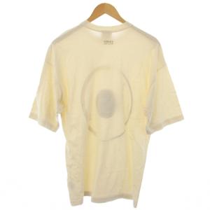 VERSACE JEANS COUTURE Tシャツ カットソー 半袖 プリント M アイボリー /TK