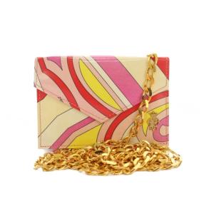 ポシェット コンパクト チェーン ウォレット マルチカラー /YM