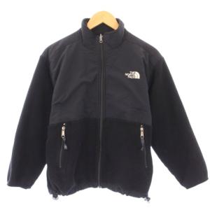 POLARTEC フリースジャケット スタンドカラー アウター ショート丈 ジップアップ 切替 ロゴ 刺繍