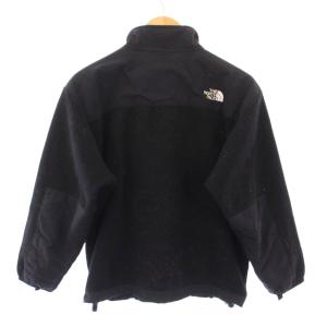 THE NORTH FACE POLARTEC フリースジャケット スタンドカラー アウター ショート丈 ジップアップ 切替 ロゴ 刺繍