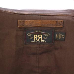 RRL ラルフローレン LIMITED COLECTION カウレザージャケット XL ブラウン