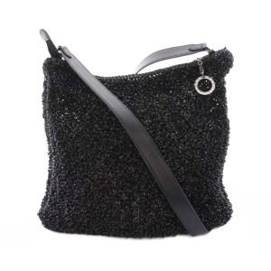 ワイヤーバッグ ショルダーバッグ 黒 /YM