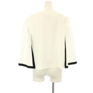 Pierre Cardin タグ付き ジャケット アウター 長袖 44 白 ホワイト 黒 ブラック 860490-71 /OR