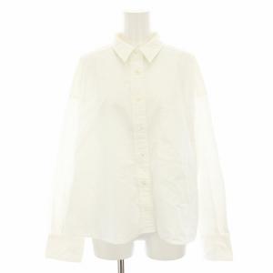 24SS ボクシー BOXY シャツ ブラウス 長袖 白 ホワイト 24051220601010 /YT