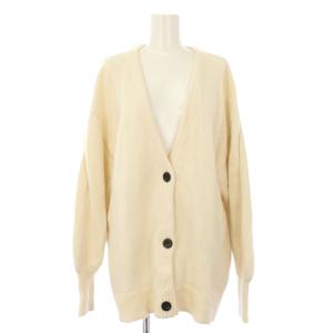 Minami Tanaka VNECK BACK CARDIGAN カーディガン ニット 長袖 2 白