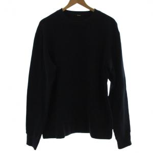 MEIR CREW N STUDIO OTTOMAN スウェット トレーナー 長袖 無地 S 紺 ネイビー