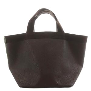 Hervé Chapelier スクエアトートバッグ コーティングキャンバス ブラウン 704GP