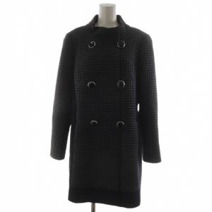 キルティングコート 中綿 スタンドカラー ミドル丈 44 黒 858302-68 /RR