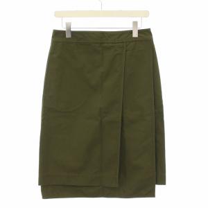 スカート ロング マキシ フレア 34 カーキ SKJWBS0012 /YT