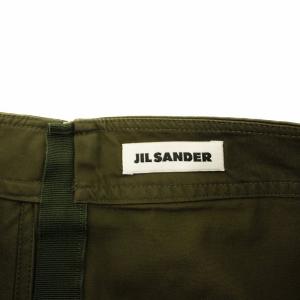 JIL SANDER スカート ロング マキシ フレア 34 カーキ SKJWBS0012 /YT