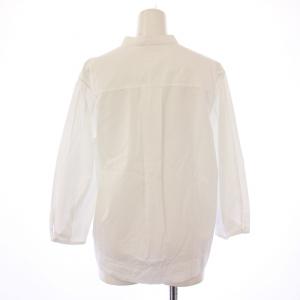 Chloe シャツ ブラウス プルオーバー 長袖 スキッパー 刺繍 38 白 ホワイト /BB