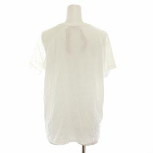 N°21 Tシャツ カットソー ブラウス クルーネック 半袖 レース 花柄 38 白 ホワイト 19AW-F012-4157