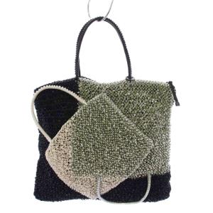 ワイヤーバッグ ブラック グレー シルバーカラー