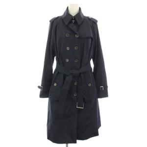 トレンチコート アウター ロング ベルト 44 紺 ネイビー FRB28-105-32 /YT