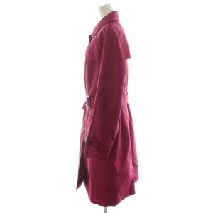 BURBERRY LONDON トレンチコート ロング丈 ライナー付き アウター 44 紫 パープル FR751-611-15 /AN50