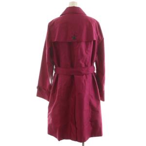 BURBERRY LONDON トレンチコート ロング丈 ライナー付き アウター 44 紫 パープル FR751-611-15 /AN50