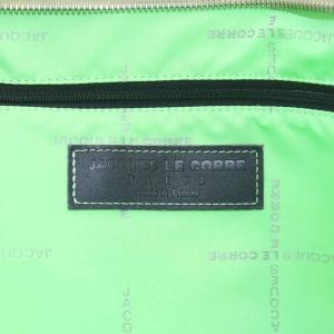 JACQUES LE CORRE ボストンバッグ ハンドバッグ 総柄 レザー マルチカラー ベージュ 緑 グリーン /AN5