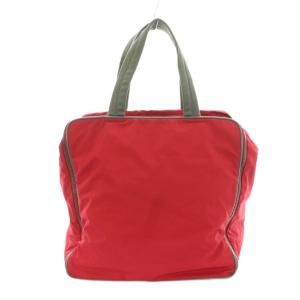 トートバッグ スクエア ナイロン 赤 レッド 4VS017 /KU OH