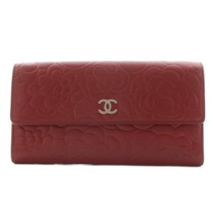 カメリア ココマーク 長財布 17番台 レッド