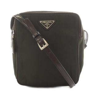 トライアングルロゴ 三角ロゴ ショルダーバッグ カード入れ ナイロン カーキ /AN8 OH