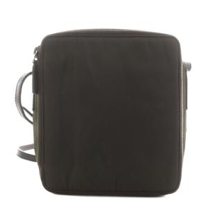 PRADA トライアングルロゴ 三角ロゴ ショルダーバッグ カード入れ ナイロン カーキ /AN8 OH