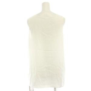 IENA 24SS キュプラナイロンサテンタンクトップ カットソー ノースリーブ シアー F 白 ホワイト 24051900407010