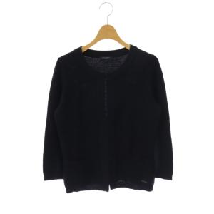 カーディガン シルク混 ラメ 1 ネイビー /CX OS