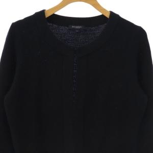 BURBERRY LONDON カーディガン シルク混 ラメ 1 ネイビー /CX OS