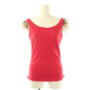 ノースリーブカットソー リボン 38 レッド /CX OS