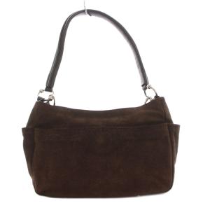 FURLA ハンドバッグ ショルダーバッグ スエード 茶 /YM