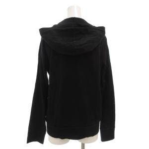 LIMI feu ジップアップパーカー フード ジャケット メッシュ切替 黒 ブラック /GV