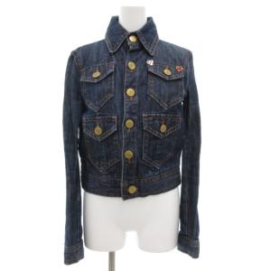 デニムジャケット Gジャン 金ボタン 2 インディゴブルー /GV