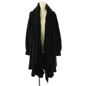 スウェット フード付き カーディガン M 黒 /DF
